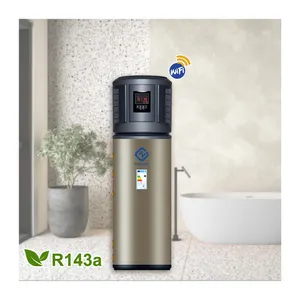 Enamel Hot Water Storage boiler water heater All in One high temperature r134a heat pump