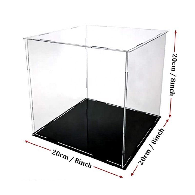 Vitrine Transparente pour Figurines, Support de Présentation Réglable à 3 Niveaux, Boîte de Présentation en Acrylique avec Porte Magnétique, Vitrine pour Figurines, Anti-Poussière Vitrine Transparente pour Figurines, Support de Présentation Réglable à 3 Niveaux, Boîte de Présentation en Acrylique avec Porte Magnétique, Vitrine pour Figurines, Anti-Poussière