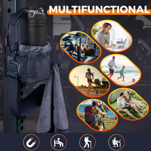 Key Clip Sling Dây Đeo Thể Thao Nhỏ Làm Việc Túi Du Lịch Cao Cấp Từ Phòng Tập Thể Dục Pouch Với Chai Nước/Điện Thoại Holderfor Người Đàn Ông Phụ Nữ - Product Image 6