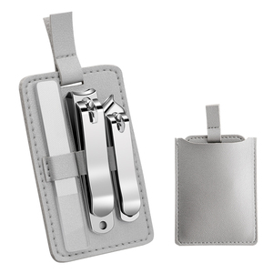 New Arrival Customizable Logo Portable Manicure & Pedicure Set Creative Leather Case Perfect Beauty Care Gift