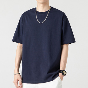 HEALY T-shirt da uomo a maniche corte, pesante 200g, semplice e versatile, vestibilità ampia, nuovo stile a mezza manica - Product Image 4