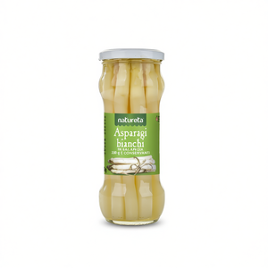 Natureta 330g X 12 Unidades Espárragos Blancos Pelados Premium en Tarro de Cristal en Salmuera Verduras Enlatadas Saladas ETA KAMNIK D.O.O. - Product Image 2