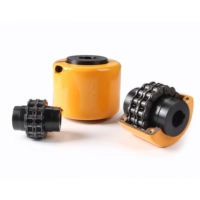 Durable 45 #   Accouplement de chaîne à rouleaux en acier au carbone à dents trempées KC, universel et flexible, marque SFS, directement de l'usine