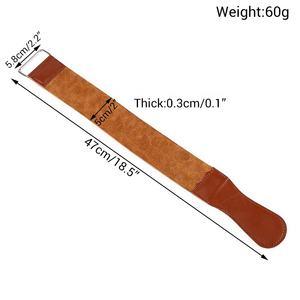 高品质直刀剃须刀折叠剃须磨刀器磨刀带皮革磨刀器 - Product Image 2