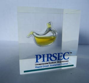 Özel sıvı tıbbi hediye akrilik akciğer kağıt ağırlığı - Product Image 3