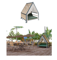 Pergola de jardin motorisée de luxe moderne avec toit à lames orientables en alliage d'aluminium, fabrication directe usine, pour cabane extérieure, gazebo, pavillon, ou lit de repos