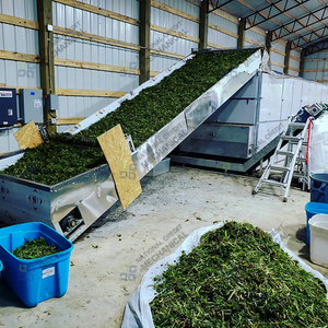 Séchoir industriel à bande maillée à chauffage au gaz pour feuilles d'olivier, herbes et chanvre <span class=keywords><strong>CBD</strong></span> - Product Image 3