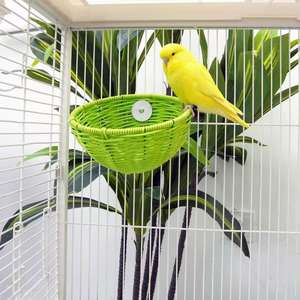 Per tutte le stagioni utilizzare la vite naturale intrecciata nido di uccelli-capanna in Rattan a prova di masticazione per piccioncini e calici - Product Image 4