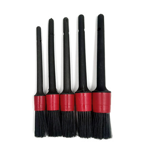Nahe Car Wash Brush Set 5 Piece Soft Bristle Interior Detailing Air Vent Cleaning Tool Plastic Handle - Product Image 5