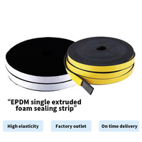Bandes d'étanchéité en caoutchouc pour portes, en mousse EPDM extrudée, auto-adhésives, insonorisantes, durables, anti-poussière, de forme personnalisée, pour entrepôts allemands