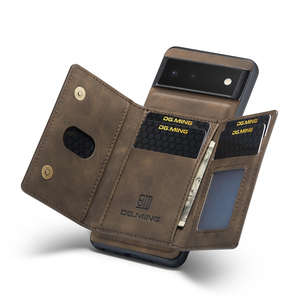 2合1豪华防震强力磁性可重接钱包外壳，带支架，适用于谷歌像素7A手机外壳 - Product Image 2