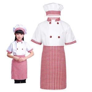 ハロウィン子供キッチンロールプレイ制服クック帽子カーニバル衣装CARR-006 - Product Image 2