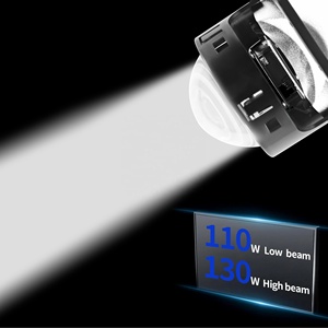 Chenlang <span class=keywords><strong>moins</strong></span> cher 130W feux de croisement 3.0 pouces RHD LHD coupe plate Film bleu Laser Bi Led projecteur lentille phares accessoires de voiture - Product Image 6