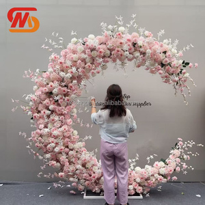 SMOOTH Pink Wedding Events Party Decoration Supply Flower <b>Stand</b> Flower Arch With Metal <b>Stand</b> - Product Image 2