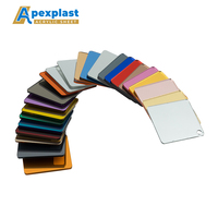 Feuille acrylique sur mesure Apexplast en PMMA, écologique, surface brillante pour la publicité, l'éclairage, la découpe et le pliage inclus