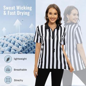 เสื้อบาสเก็ตบอลผู้ตัดสินอย่างเป็นทางการของผู้หญิงเสื้อฮาโลวีนเครื่องแต่งกายสำหรับชุดฟุตบอล - Product Image 1