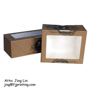 Caja de papel plegable para comida vegana verde <span class=keywords><strong>sushi</strong></span> ensalada de cartón blanco grado alimenticio impresión personalizada respetuosa con el medio ambiente con tapa - Product Image 5