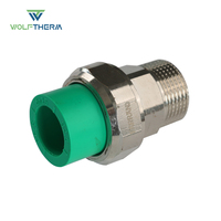 Raccords de tuyauterie PPR Wolftherm à union, 20-63 mm, pression 1,0-1,6 MPa, garantie 3 ans, directement de l'usine