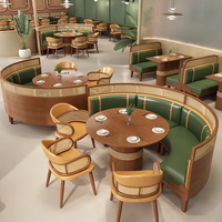 Sièges de banquettes commerciaux pour restaurants japonais, occidentaux, d'Asie du Sud-Est, cafés, restaurants de nouilles