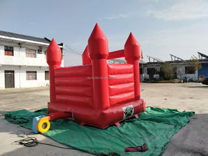 Château gonflable rouge commercial, maison gonflable, château gonflable 10*10 pieds, <span class=keywords><strong>location</strong></span> de fête gonflable <span class=keywords><strong>pour</strong></span> <span class=keywords><strong>mariage</strong></span>, aire de jeux intérieure - Product Image 4