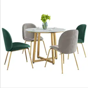 Nordic Velvet Dinning Chair Modern Luxury Outdoor Dining Room Restaurant Furniture Dining Chair for Dining Room Restaurant