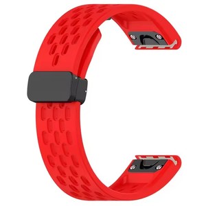 Bande de silicone de 20mm 22mm 26mm à dégagement rapide de qualité supérieure pour bracelet de montre intelligente Garmin Fenix <span class=keywords><strong>7pro</strong></span> avec boucle pliable - Product Image 4