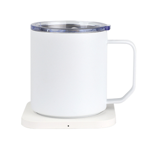 Regalo para <span class=keywords><strong>el</strong></span> Día de la Madre, Taza con Temperatura Constante de 55 Grados, 2 en 1, Cargador Inalámbrico, Taza Térmica de Acero Inoxidable para Café - Product Image 6