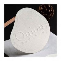 Autocollants personnalisés adhésifs avec logo gaufré mat, impression en deux couleurs, découpe, étiquettes d'emballage