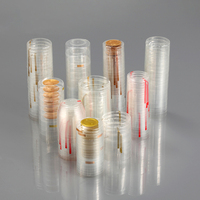 Bande de déchirure PVC thermorétractable capsule transparente