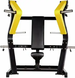 Equipamento de fitness de aço para treinamento de força, máquina de prensagem torácica com placa para academia, musculação, exercícios de braços e ombros