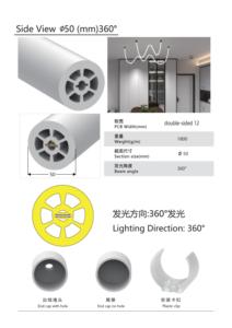 50 mét vòng linh hoạt LED <span class=keywords><strong>Silicone</strong></span> Neon Ống khuếch tán tách ra LED Strip - Product Image 2