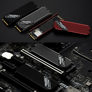 โซลิดสเตทฮาร์ดดิสก์ฮีทซิงค์ M.2,อลูมิเนียมอัลลอยด์คูลเลอร์แผ่นระบายความร้อนหม้อน้ำระบายความร้อนสำหรับ PCIE 2280 SSD - Product Image 5