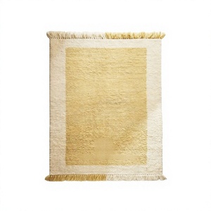 Solid Color Area Wool Rug Rectangle Modern Flat <b>Weave</b> Eco Friendly Living Room Decor Fringe Edge Reversible Non-Slip Stain - Product Image 1