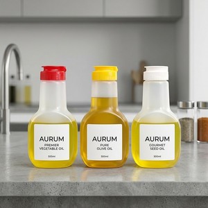 Bouteille souple <span class=keywords><strong>de</strong></span> cuisine polyvalente <span class=keywords><strong>de</strong></span> 280 ml et 500 ml avec bouchon à clapet sécurisé pour sauce huître et vinaigrette - Vente en gros - Product Image 5