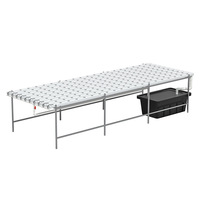 Culture aquatique multicouche PVC hydroponique nft système hydroponique canaux hidroponia nft pour fermes gully hydroponique nft