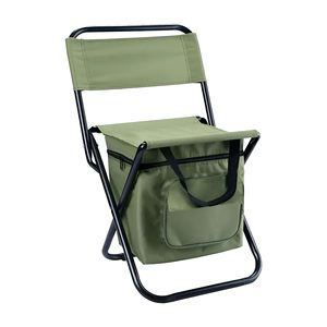 Chaise pliante d'extérieur portable 3-en-1 avec sac de rangement et isolation du dossier pour jardin, plage, camping et pêche - Product Image 1