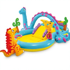 <span class=keywords><strong>Parc</strong></span> <span class=keywords><strong>aquatique</strong></span> gonflable <span class=keywords><strong>Intex</strong></span> 57135 Dinoland Home Play Centre avec toboggans, en PVC, pour usage intérieur et extérieur - Product Image 1
