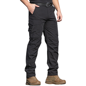 Pantalones Tácticos de Secado Rápido para <span class=keywords><strong>Hombre</strong></span>, Primavera-Verano, Ajustados, Elásticos, para Entrenamiento, Estilo <span class=keywords><strong>Cargo</strong></span>, Pierna Recta, Pantalones de Combate - Product Image 2