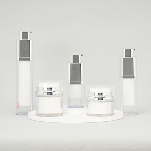 Tùy Chỉnh 15Ml 30Ml 50 Ml Sang Trọng Mỹ Phẩm <span class=keywords><strong>Container</strong></span> Với Chân Không Không Có Không Khí Bơm Xi Lanh Hình Dạng Jar Cho Kem Mắt <span class=keywords><strong>15</strong></span> <span class=keywords><strong>30</strong></span> 50 Ml Bộ - Product Image 2