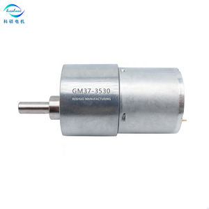 מנוע גיר DC 35 מ\\\"מ GM37-3530 <span class=keywords><strong>12V</strong></span> 24V מומנט גבוה עם תיבת הילוכים מתכתית למכונת מכירה וילונות חכמים - Product Image 1