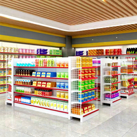 Rak Display Multifungsi untuk Pakaian / Makanan / Makeup / Bunga / Parfum untuk Peralatan Toko Kelontong Ritel