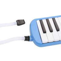 32-Key ME-32B Blue Melodica Stainless Steel School Teaching Musical Instrument Accessory for Students