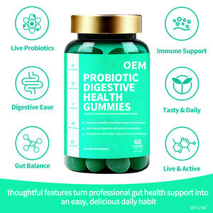 Gummies Probiotiques Digestives à l'Inuline en Gros – Formule Personnalisée pour Améliorer l'Activité des Enzymes Digestives - Product Image 4