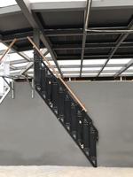 Escalier mural pliable en alliage d'aluminium, échelle latérale domestique avec capacité de charge de 300 kg, taille 2 m