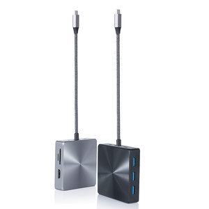 USB3.0 SD TF PD Switcher Hub Mini Docking Station máy tính xách tay <span class=keywords><strong>8</strong></span>,9,10 trong <span class=keywords><strong>1</strong></span> cho máy tính xách tay iPad macbook với 4K HD HDTV RJ45 1000m - Product Image 6