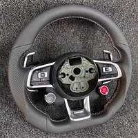 Ventes Directes Usine Volant Entièrement en Cuir pour Volkswagen Golf 7 GTI Golf R MK7 Polo Jetta Passat Tiguan, Compatible Modèle VW