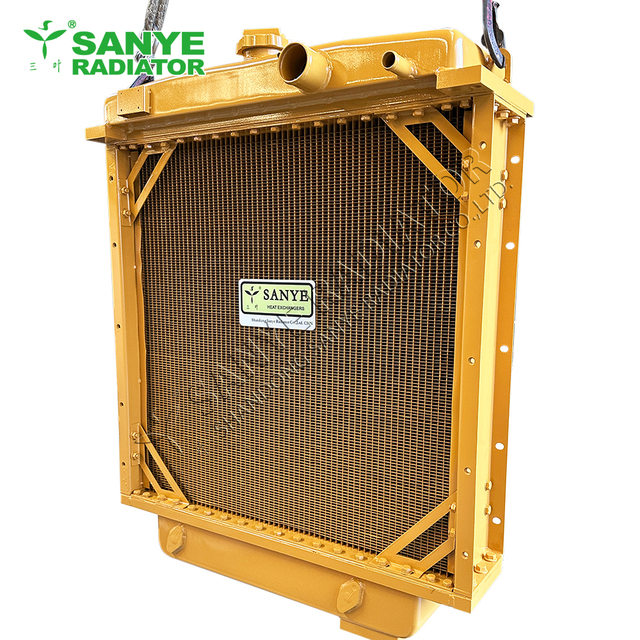 Customized Shantui SD16 Copper 4-row Radiator (non-clogging) for Bulldozer Engine Cooling