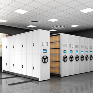 Máy nén di động lưu trữ lưu trữ Tủ hồ sơ di động kệ tủ dày đặc giá kệ di động hệ thống kệ cho văn phòng - Product Image 6