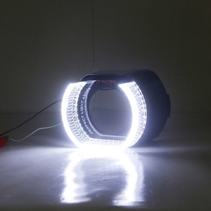 Factory Price New 3 Inch I7 Car <b>Projector</b> Lens Shrouds Cover for Atuo <b>Light</b> Shrouds White Colors Car Accessories - Product Image 6