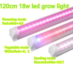 Haute qualité T8 Tube à spectre complet LED plantes artificielles poussent la barre de Tube de lumière 1.2m/4FT <span class=keywords><strong>lampe</strong></span> de croissance des plantes d'intérieur <span class=keywords><strong>pour</strong></span> <span class=keywords><strong>hydroponique</strong></span> - Product Image 5
